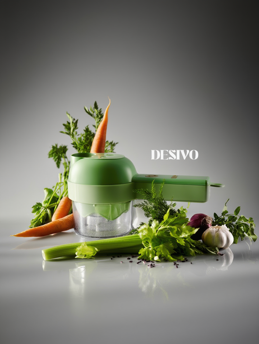 4 in 1 Portable Electric Vegetable Cutter Set